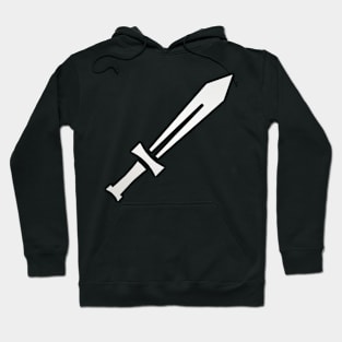 sword silver Hoodie